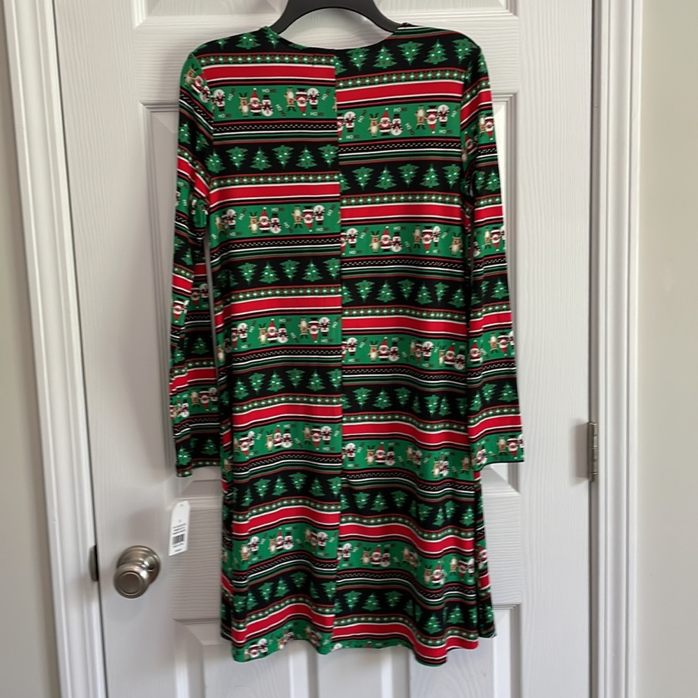 Merry Wear Christmas Print Dress - Picture 2 of 4